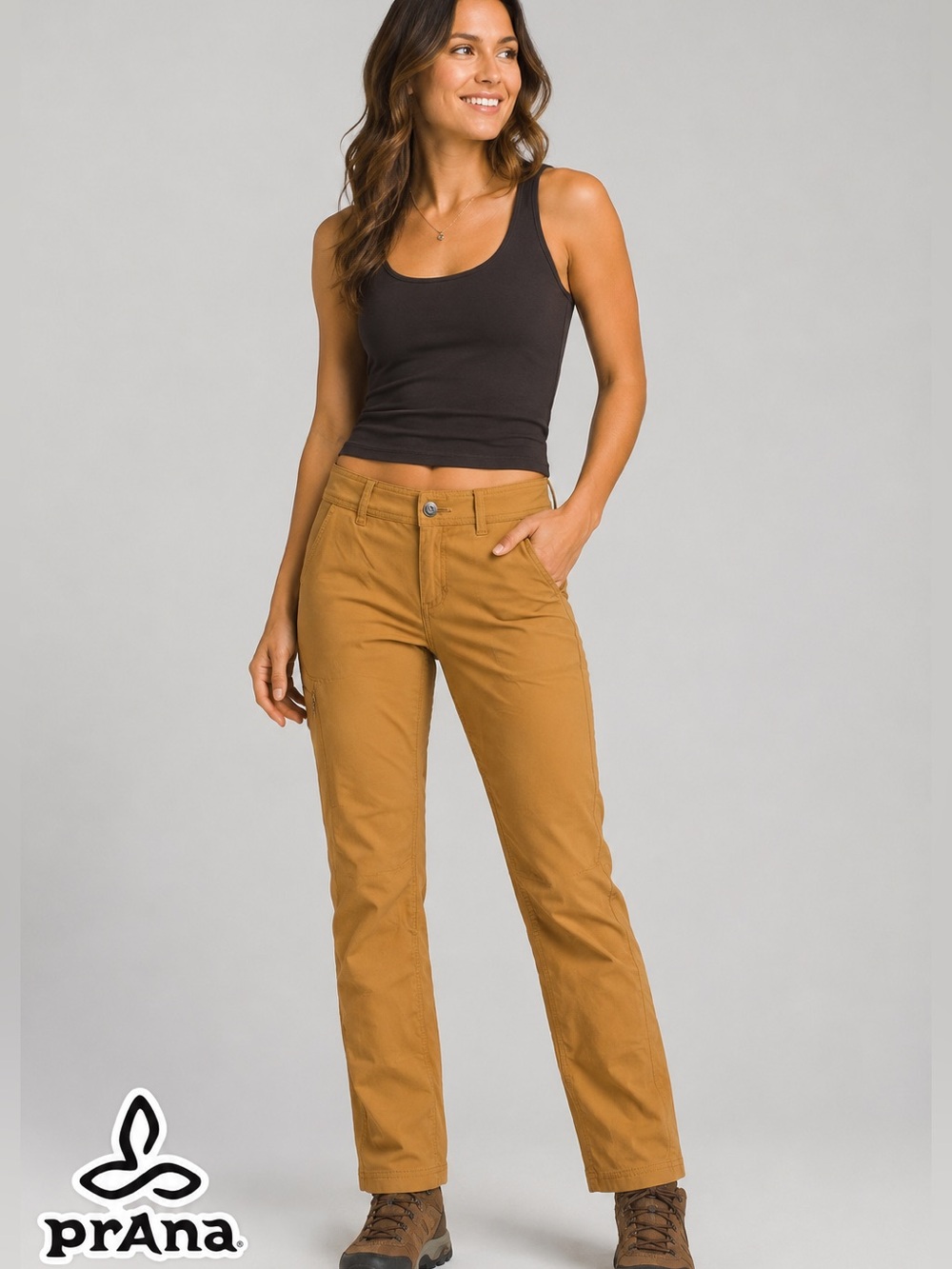 prAna Halle Straight Pants- mustard